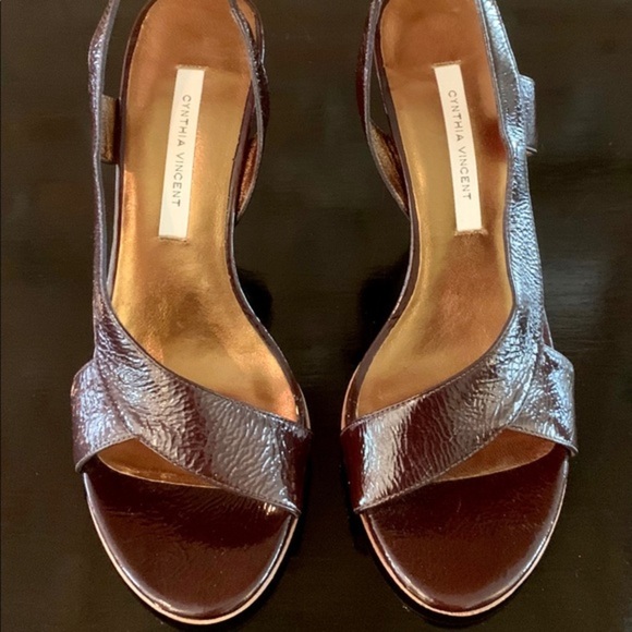 CYNTHIA VINCENT‎ SLING BACK HEELS - Picture 13 of 14